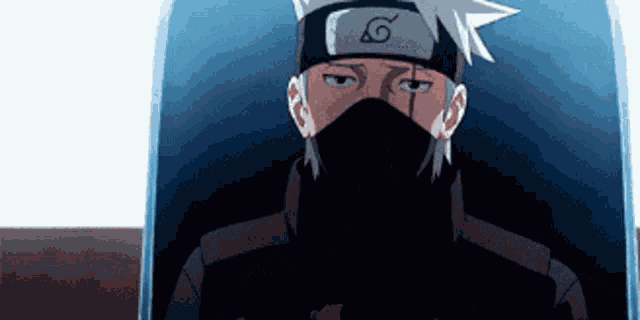Kakashi Hatake Deep Sigh GIF