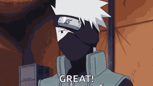 Kakashi Hatake Thumbs Up GIF