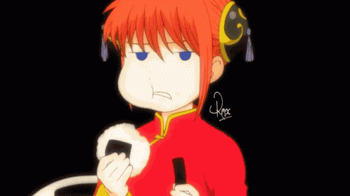 Kakura Anime Girl Eating GIF