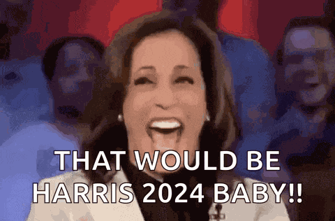 Kamala Harris Laugh GIF