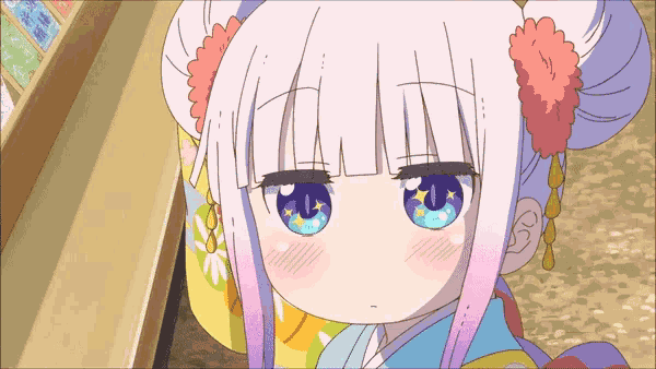 Kanna Eye Twinkle Amazed GIF