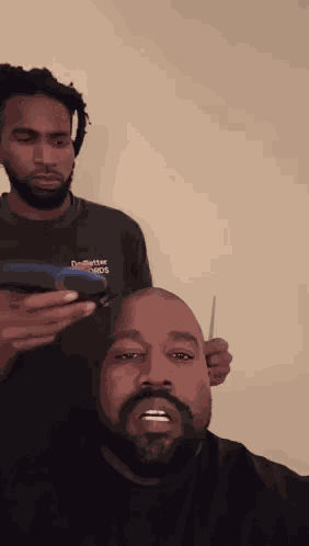 Kanye Haircut GIF
