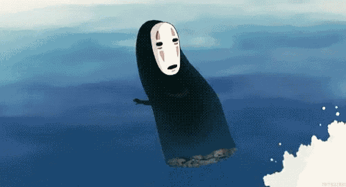 Kaonashi Water GIF