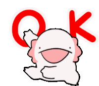 Karameru Axolotl Sticker