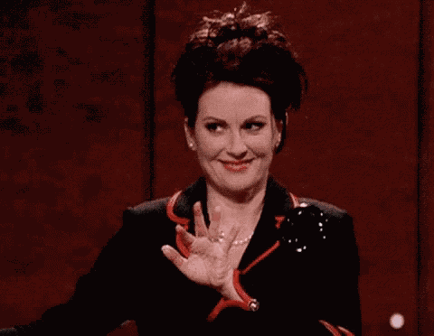 Karen Walker Hi GIF