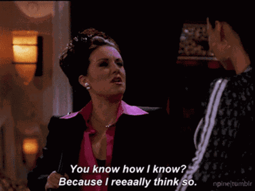 Karen Walker GIF