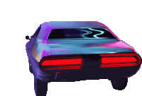 Karishma Seth Synthwave Sticker