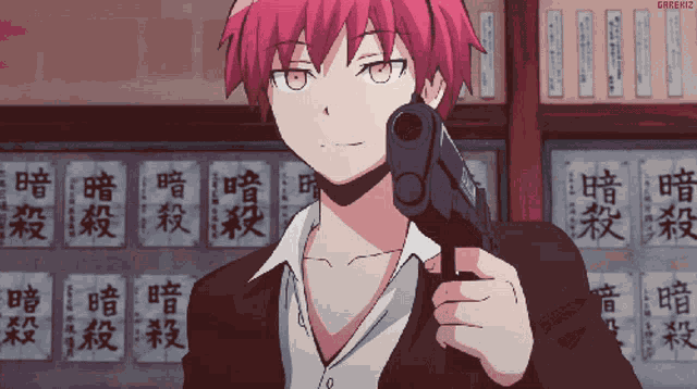 Karma Akabane Assassination Classroom GIF