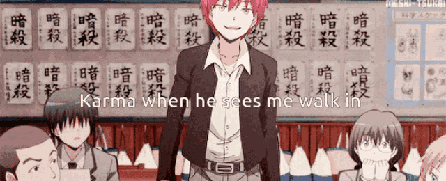 Karma Akabane Karma Assassination Classroom GIF