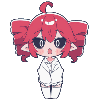 Kasane Teto Wow Sticker
