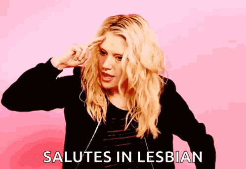 Kate Mckinnon Salute GIF