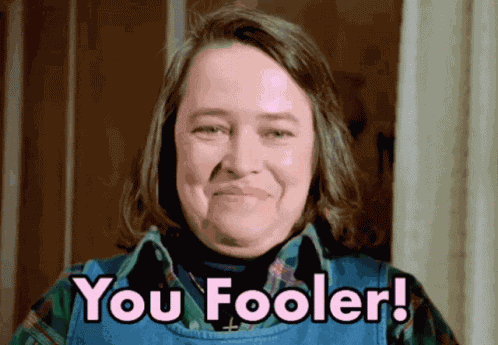 Kathy Bates You Fooler GIF