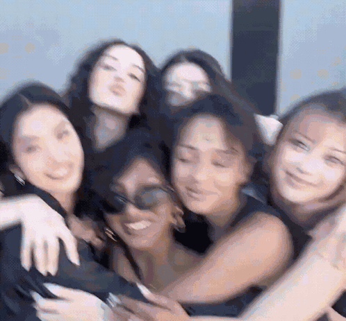 Katseye Hug Katseye React GIF