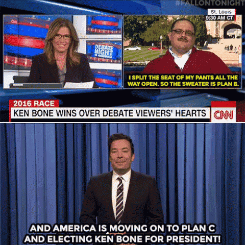 Ken Bone Plan B Debate GIF
