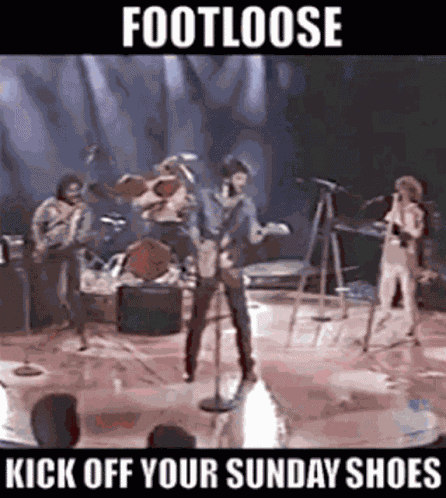 Kenny Loggins Footloose GIF