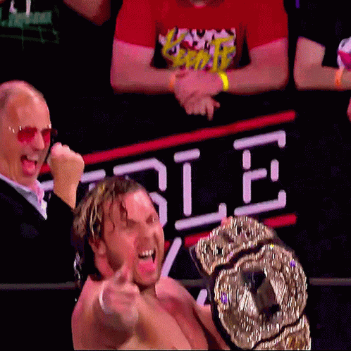 Kenny Omega Aew World Champion GIF