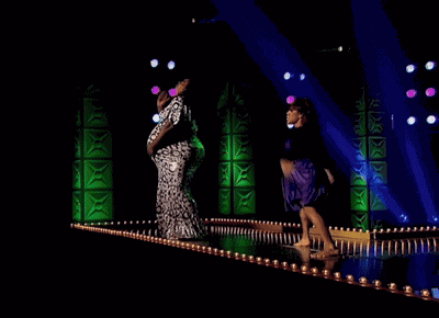 Kenya Michaels Split GIF