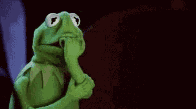 Kermit Not Funny GIF