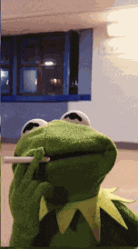 Kermit Smoke Meme