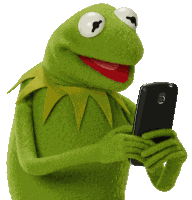 Kermit Text Sticker