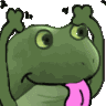 Kermit The Frog Ble Ble Sticker