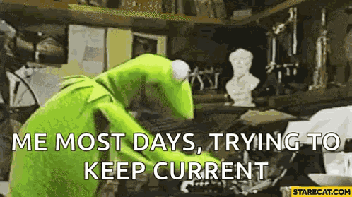 Kermit Typing GIF