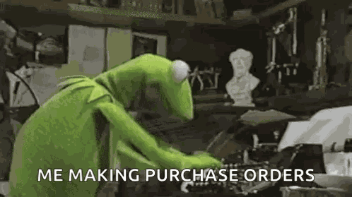 Kermit Typing GIF