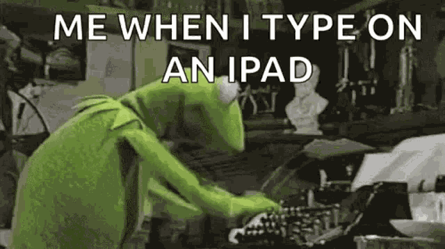 Kermit Typing GIF