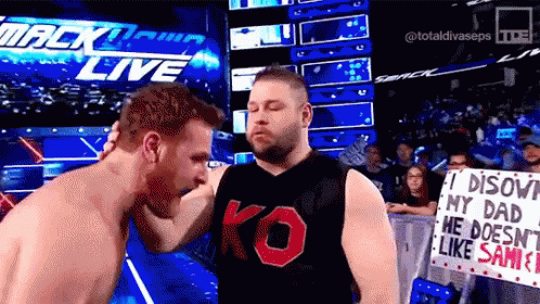 Kevin Owens Sami Zayn GIF