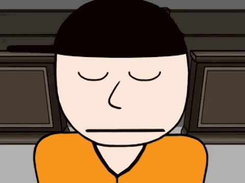 Kevin Spencer Looking Up GIF