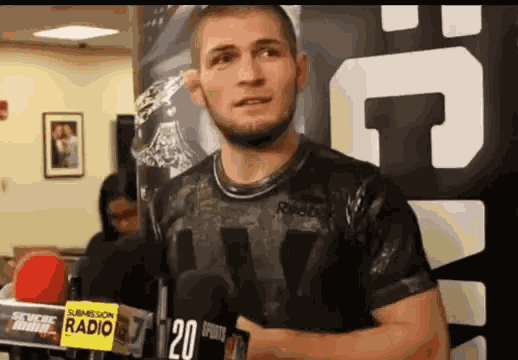 Khabib Nurmagomedov Number One Bullshit GIF