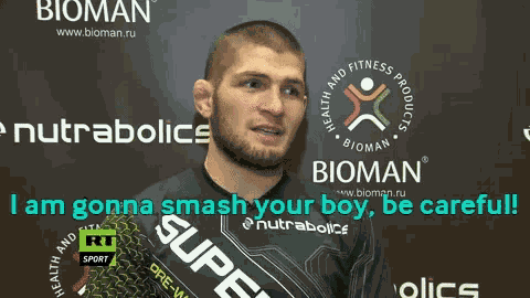 Khabib Smash GIF