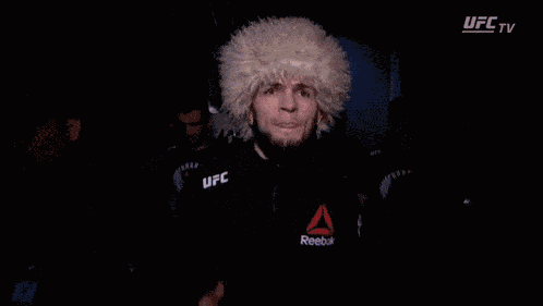 Khabib Walkout GIF