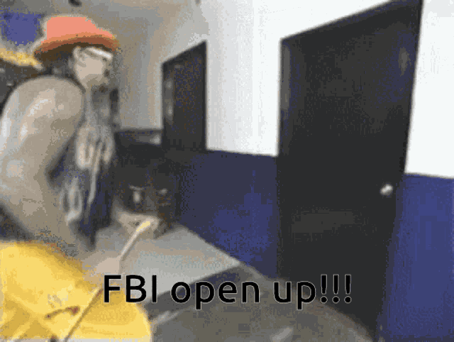 Kick Down Door Fbi Open Up GIF