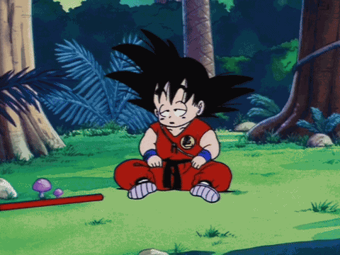 Kid Goku Hurt GIF