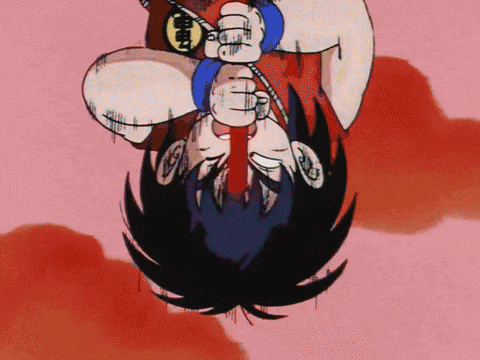 Kid Goku Tambourine GIF