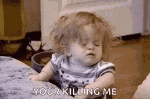 Kid Tired GIF