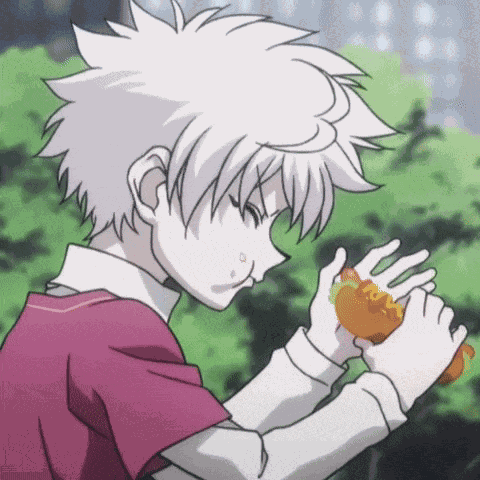 Killua Hot Dog GIF