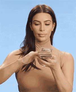 Kim Kardashian Money GIF
