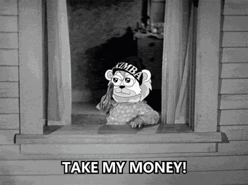 Kimba Crypto GIF