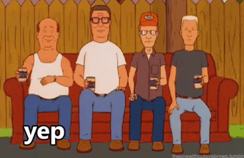 King Of The Hill Yep GIF