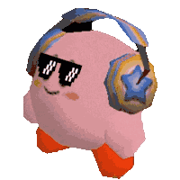 Kirby Dancing Bop Sticker