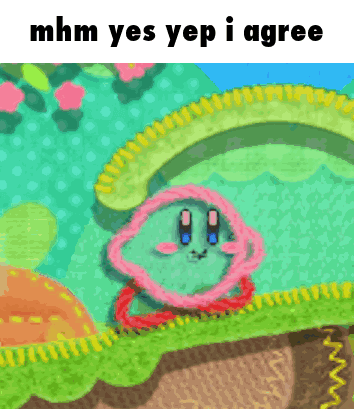 Kirby Epic Yarn GIF