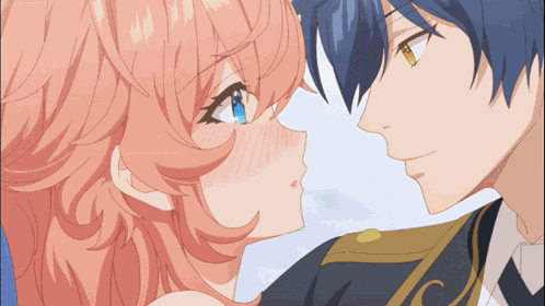 Kiss Anime The Villainess Is Adored By The Prince Of The Neighbor Kingdom GIF