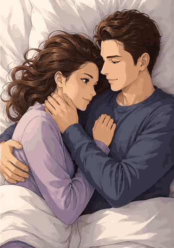 Kiss Cuddle GIF