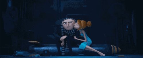 Kiss Felonious Gru GIF