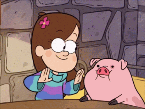 Kiss Gravity Falls GIF