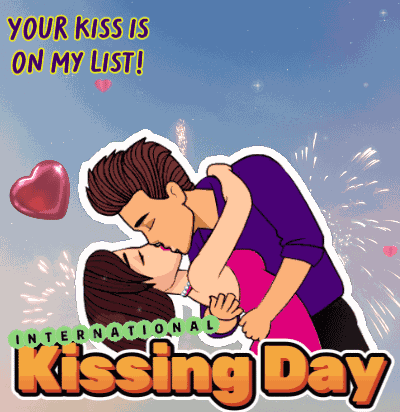 Kiss International Kissing Day GIF