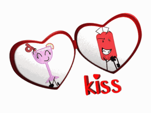 Kiss Static Stationary GIF