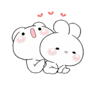 Kissing Cuddling Sticker